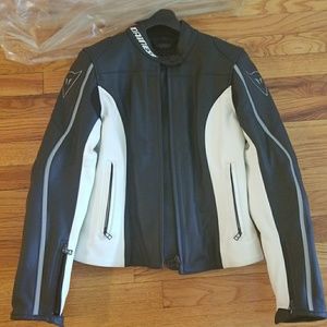 Women's Dainese motorcycle leather jacket